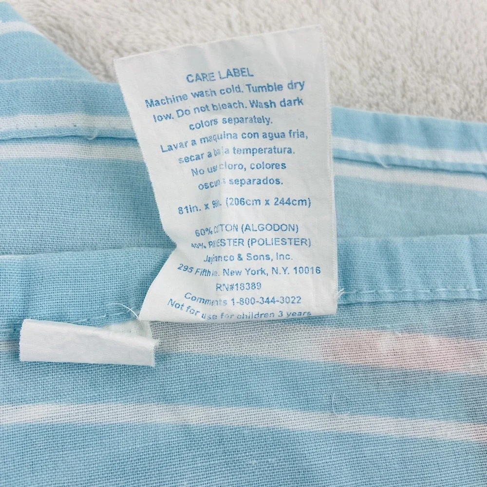THOMAS THE TANK ENGINE & FRIENDS Twin Fitted Flat Sheet Percy James Blue Fabric